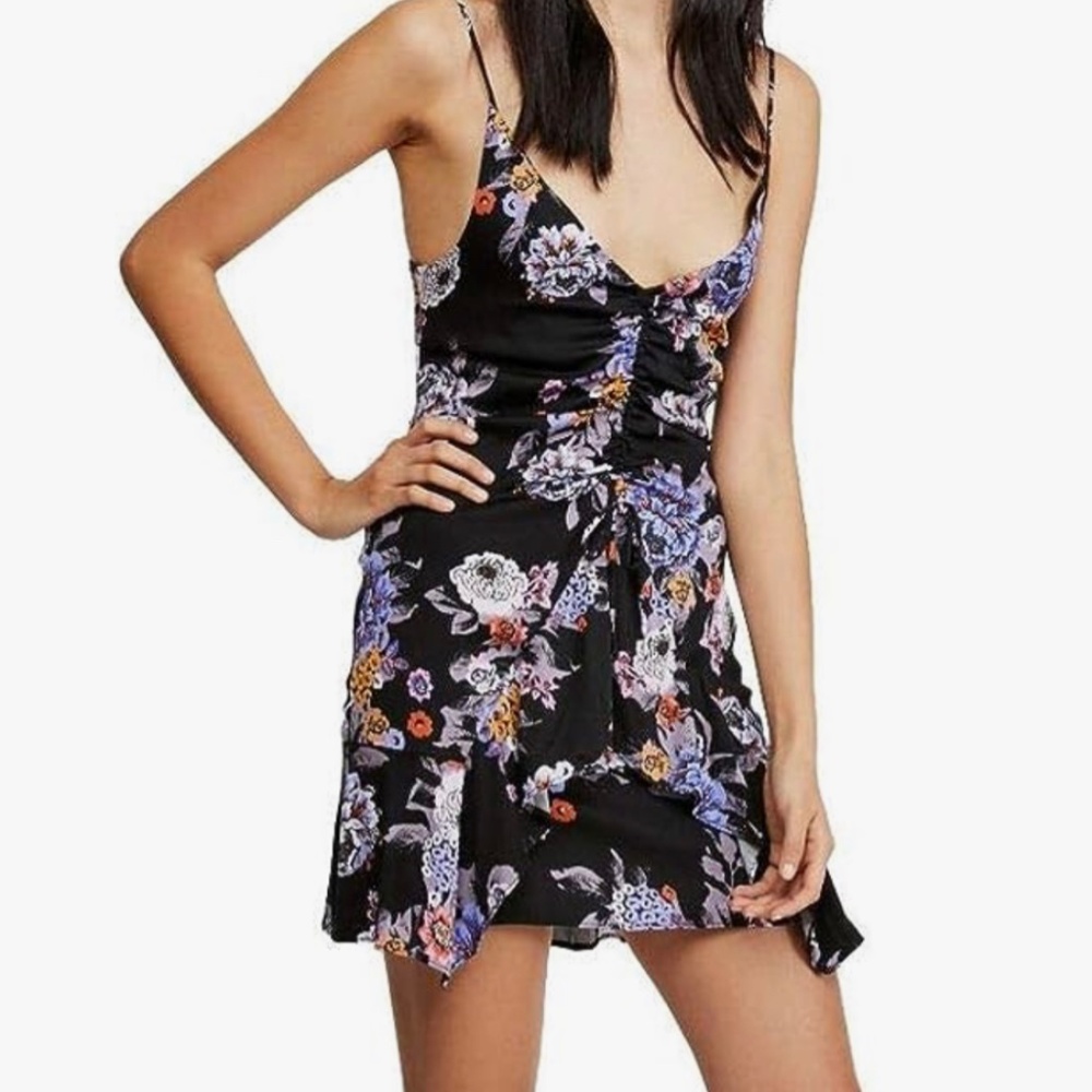 Free People Happy Heart Mini Dress